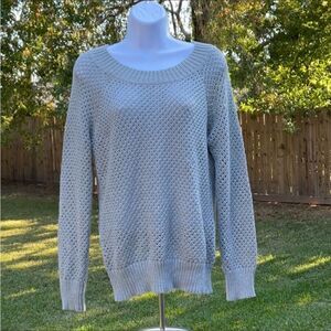 Take 50% OFF- ALYX Silver Sparkle Metallic Pullover Sweater, Size-S